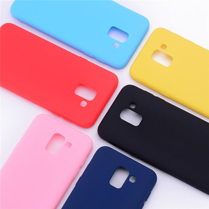 Samsung Galaxy j6 2018 Soft Candy color Silicone